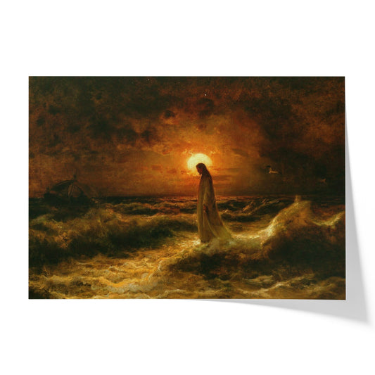 Christ Walking on Water | Julius Sergius von Klever | c. 1880