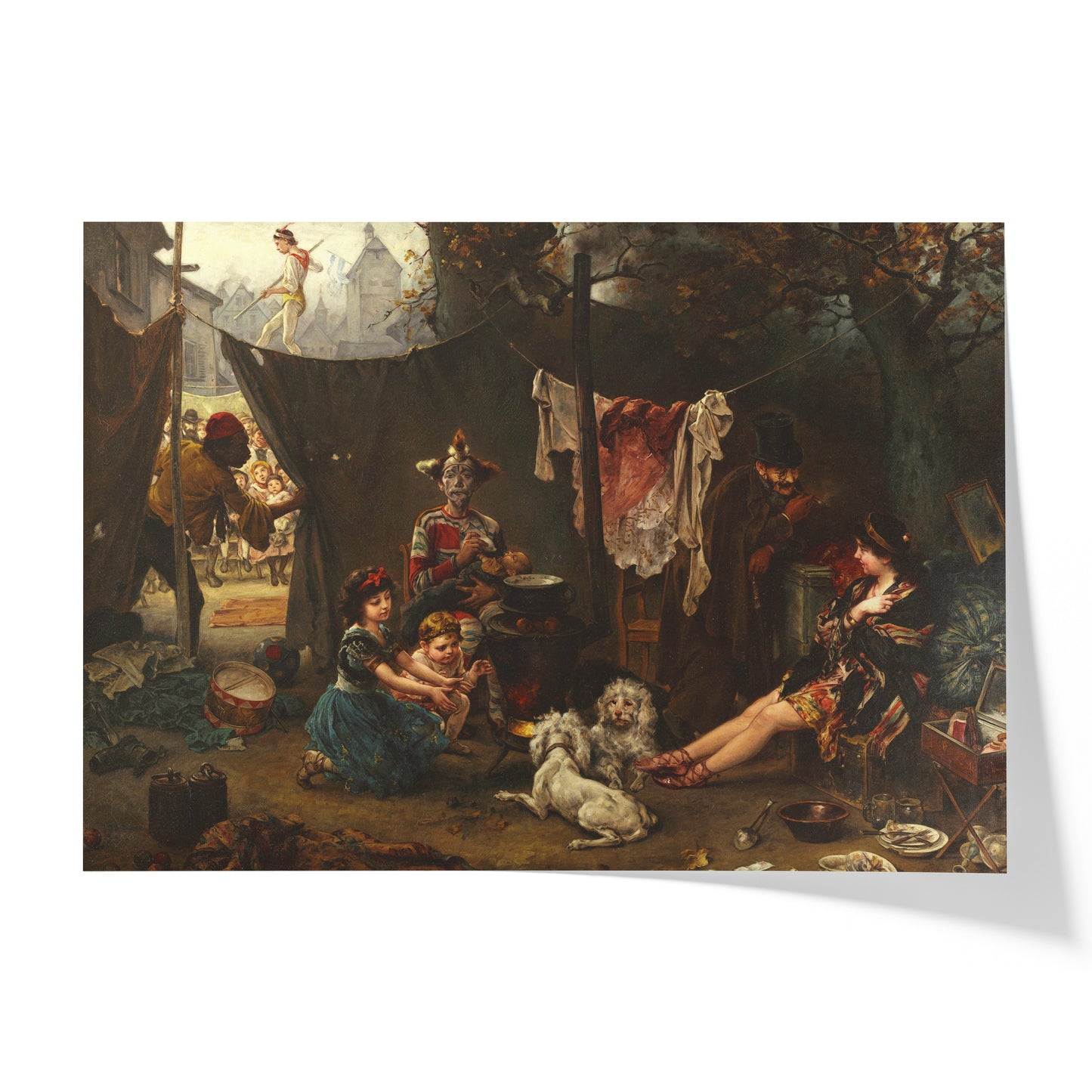 Behind the Scenes | Ludwig Knaus | 1880