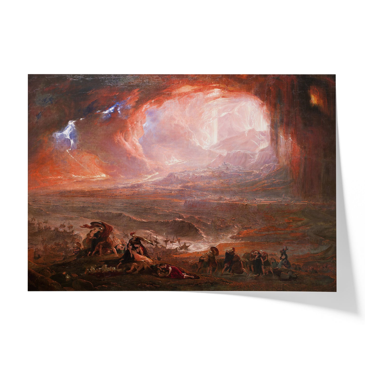 The Destruction of Pompeii and Herculaneum  | John Martin | c. 1821
