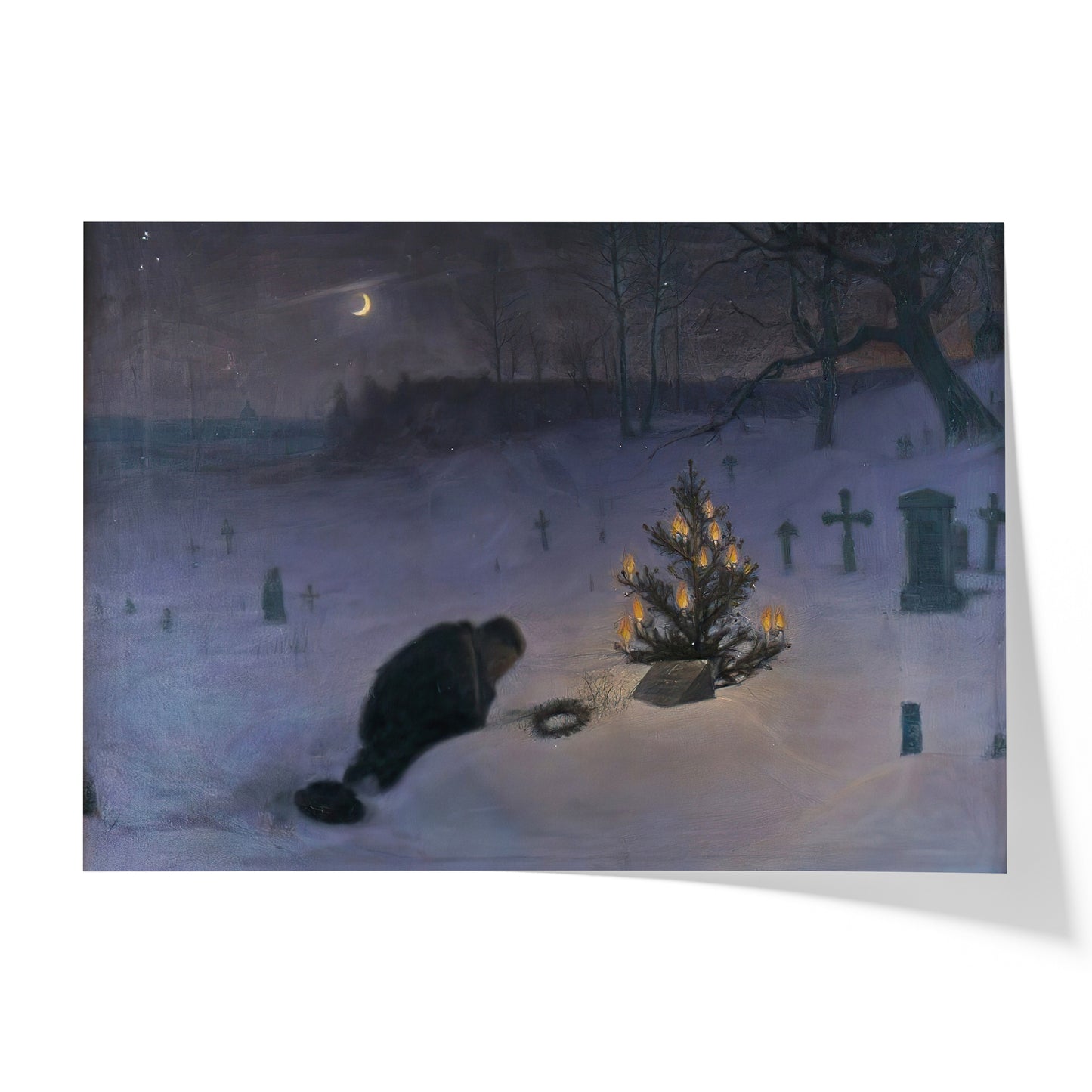 Christmas Eve at the Grave | Otto Hesselbom | 1896