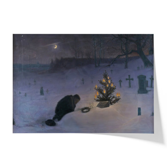 Christmas Eve at the Grave | Otto Hesselbom | 1896