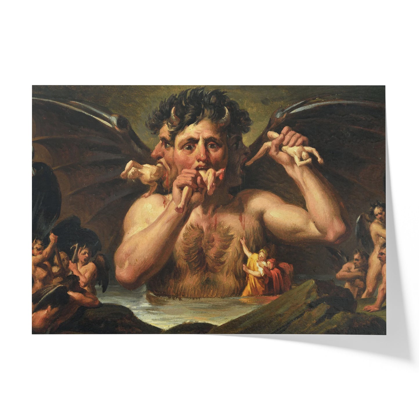 Lucifer in the Giudecca | Filippo Bigioli | 1860
