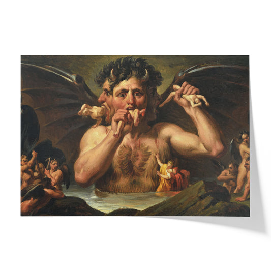 Lucifer in the Giudecca | Filippo Bigioli | 1860