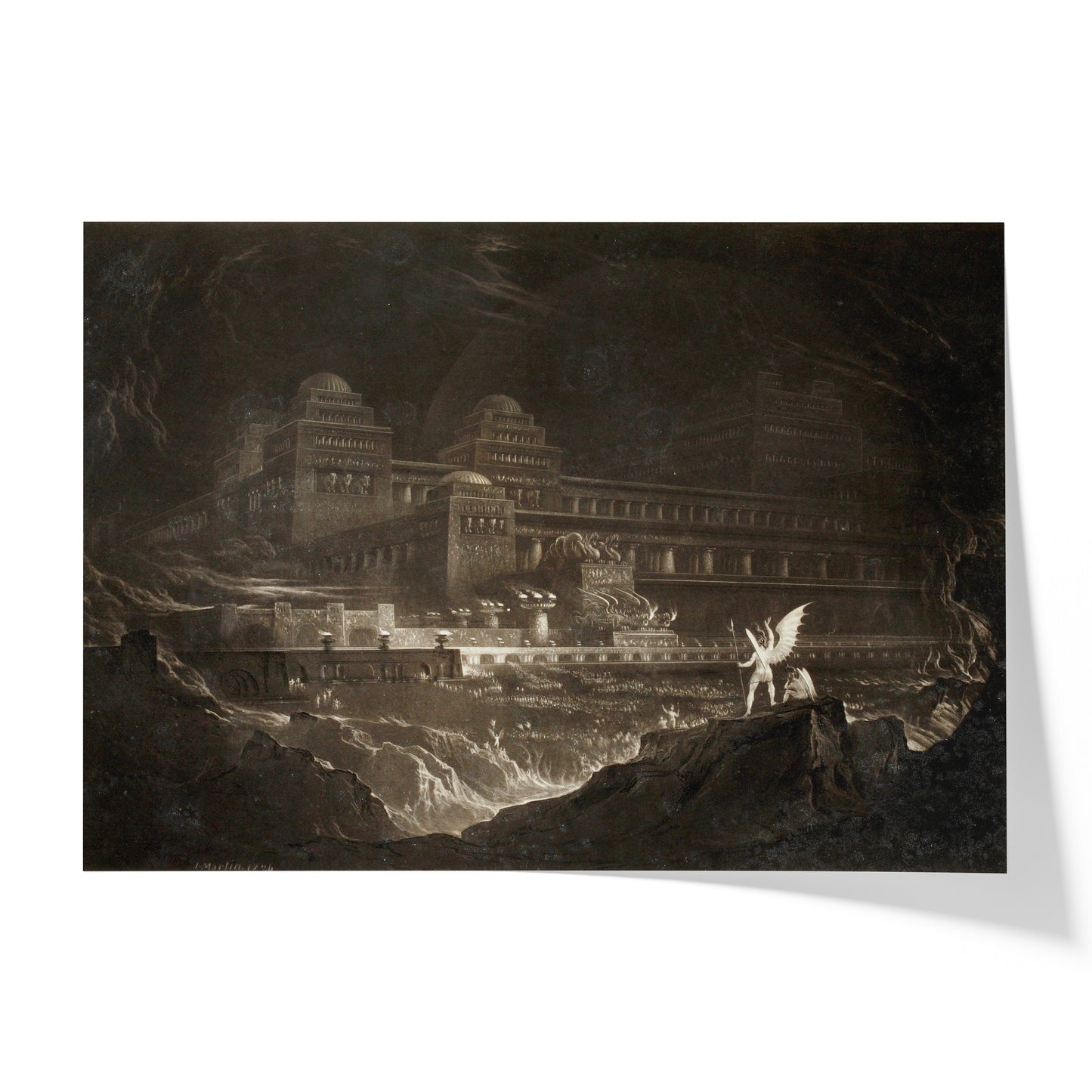 Pandemonium (Mezzotint) | John Martin | 1823-27