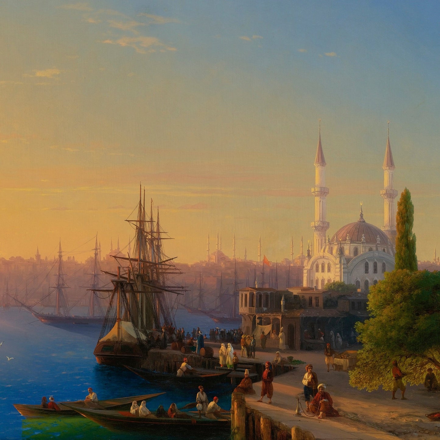 View of Constantinople and the Bosphorus | Ivan Aivazovsky | 1856