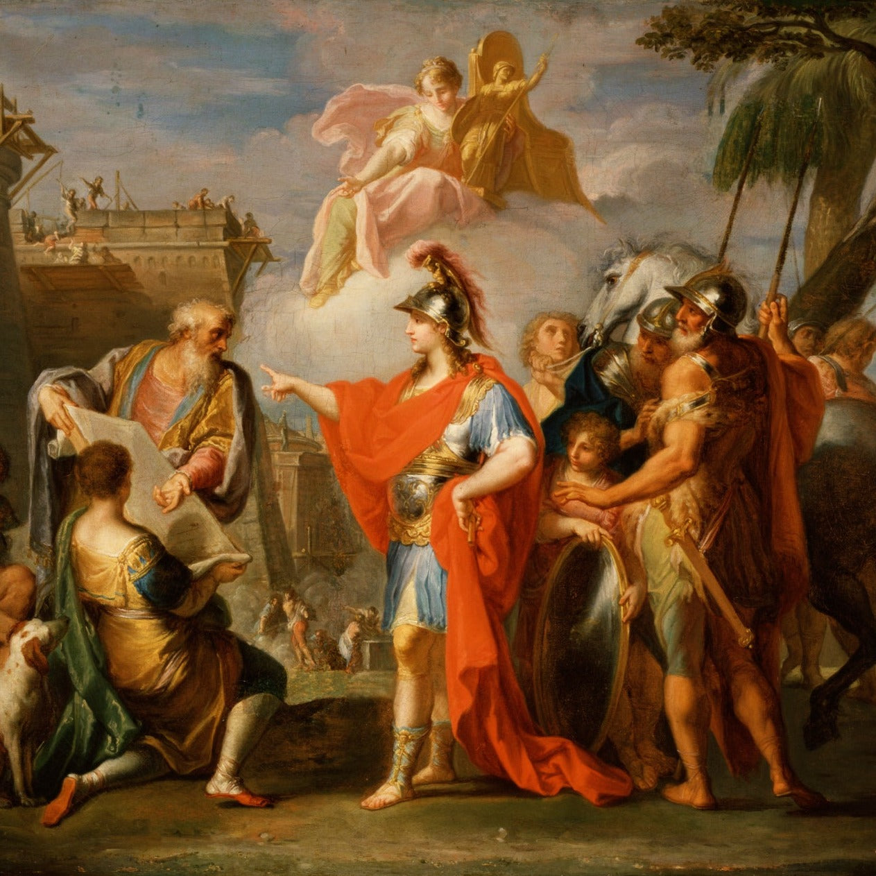 Alexander the Great Founding Alexandria | Placido Constanzi | 1736-1737