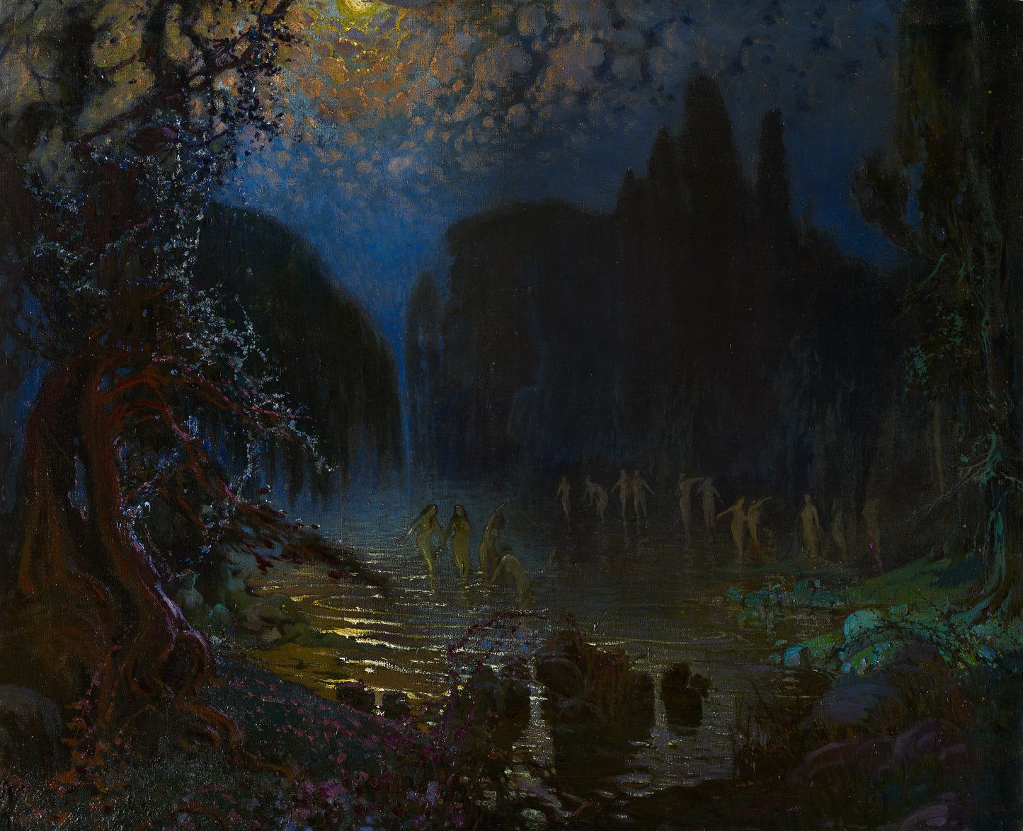 Nymphs Bathing | Antonio Muñoz Degrain | c. 1915