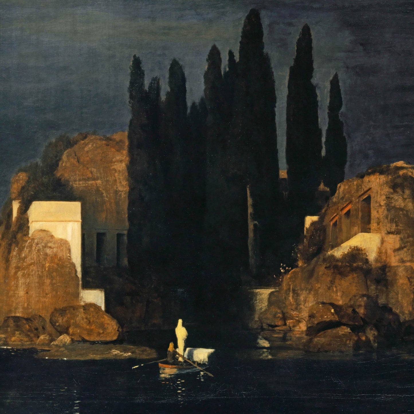 The Isle Of The Dead (First Version) | Arnold Böcklin | 1880