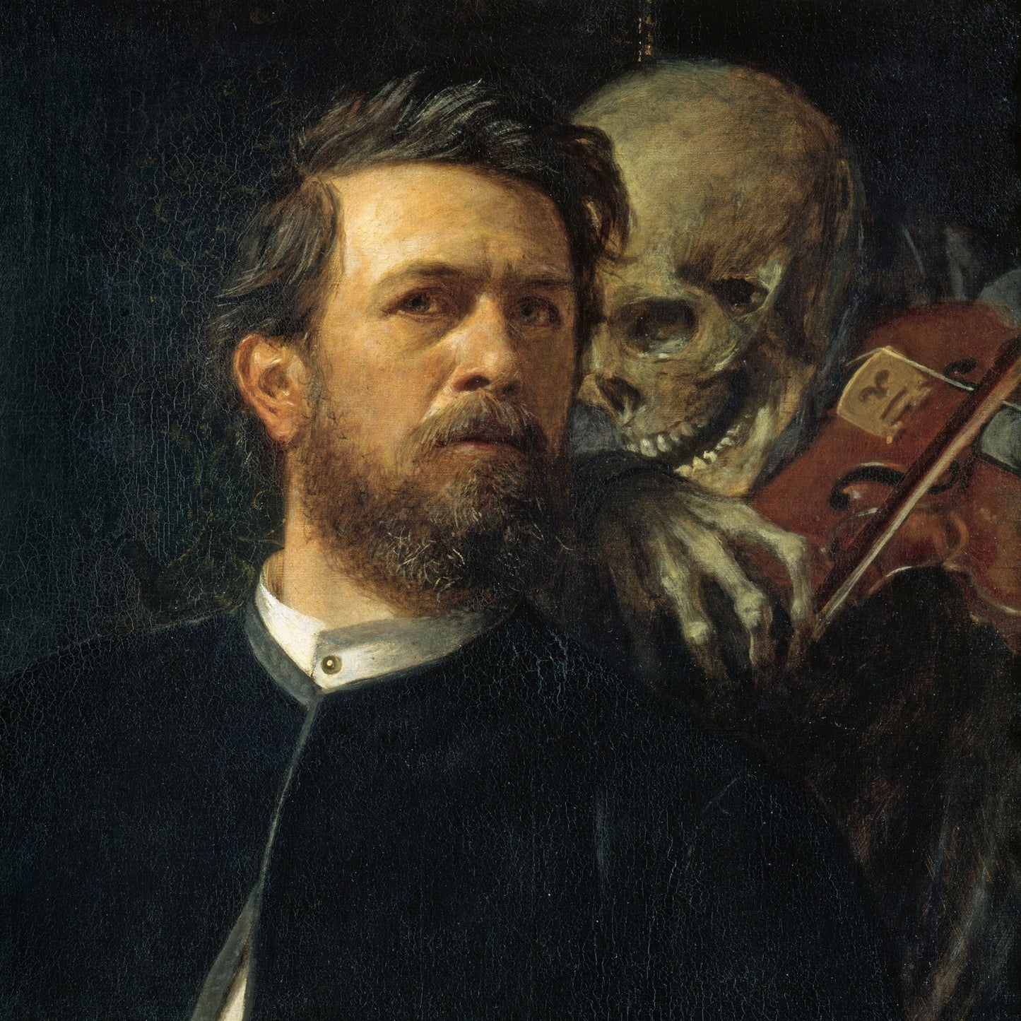 Self-Portrait with Death Playing the Fiddle | Arnold Böcklin | 1872