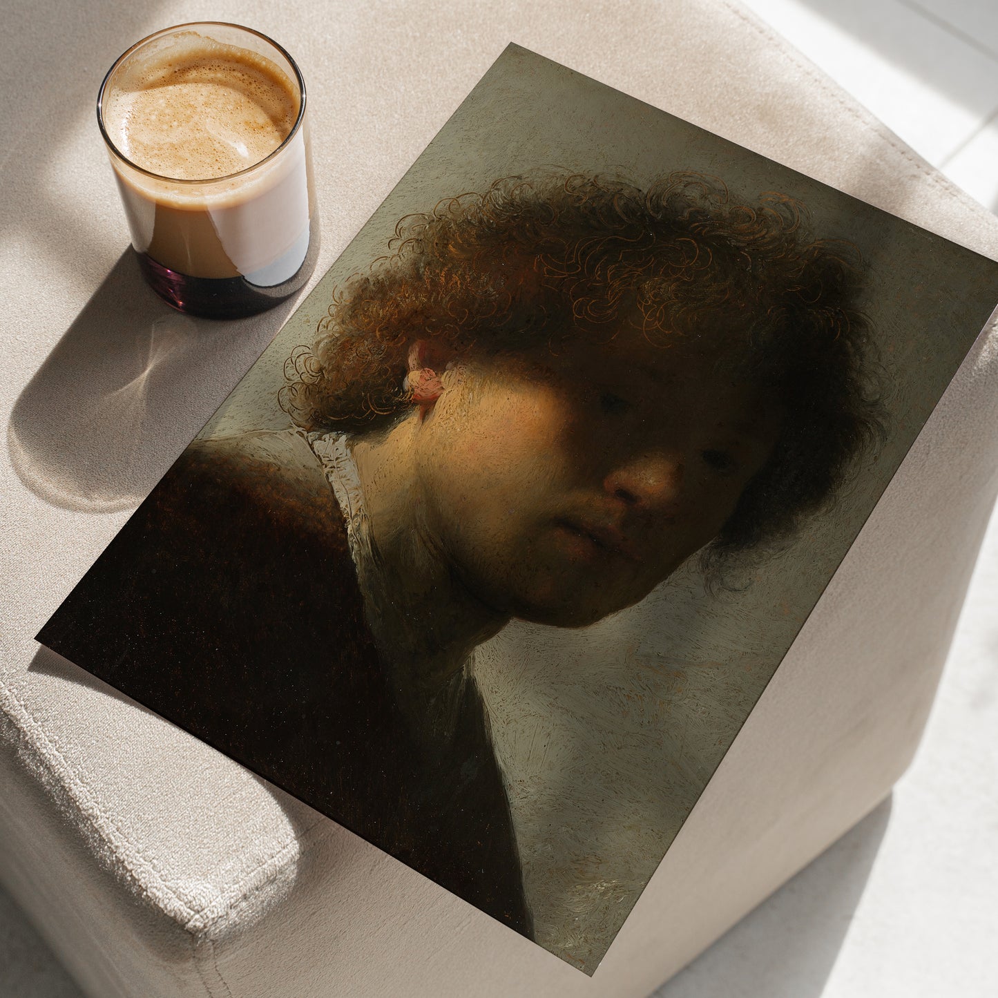 Self-Portrait with Dishevelled Hair | Rembrandt | 1628