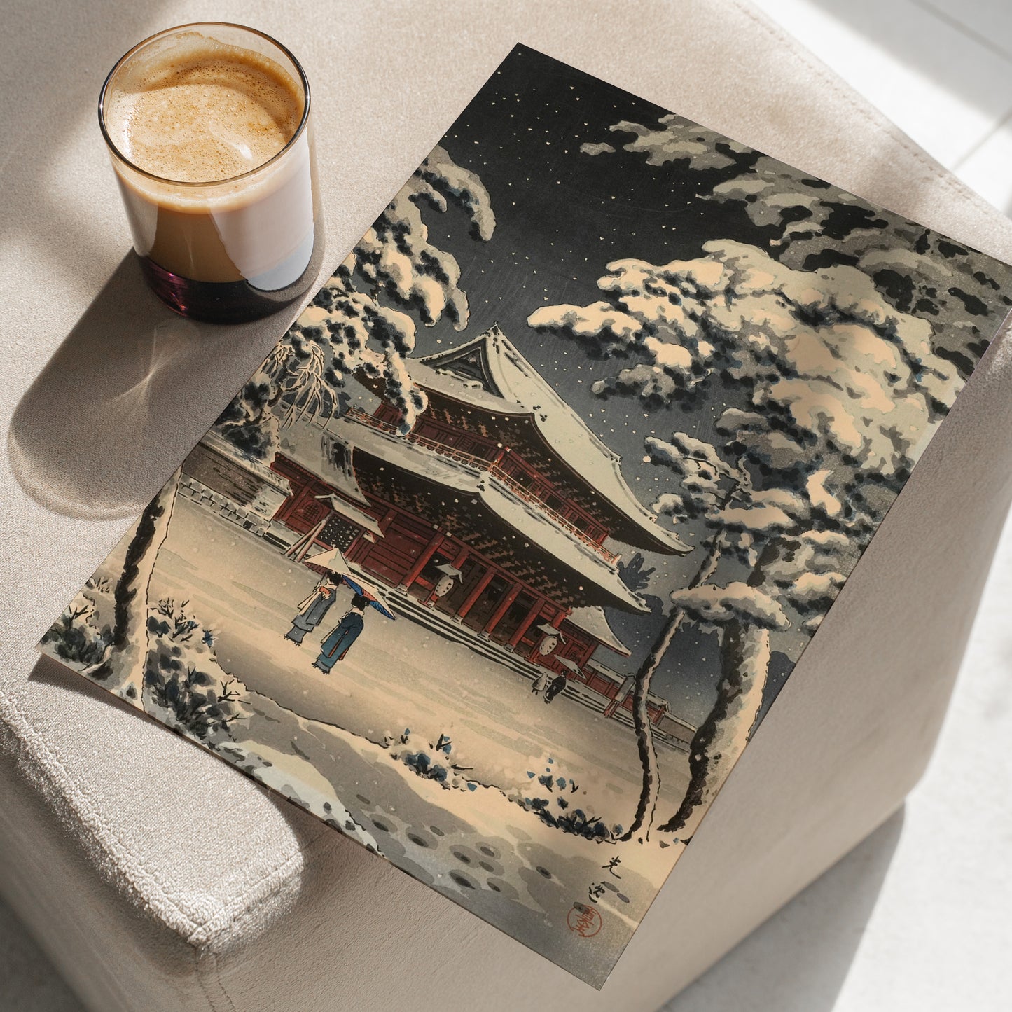 Zojo-ji Temple in Snow | Tsuchiya Koitsu | 1870 - 1949
