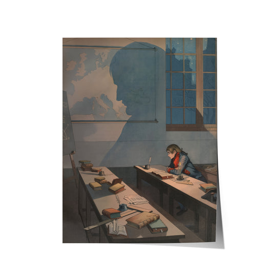 Napoleon Bonaparte Studying at the Military Academy at Brienne-le-Chateau | Jacques Marie Gaston Onfroy de Bréville | c. 1780