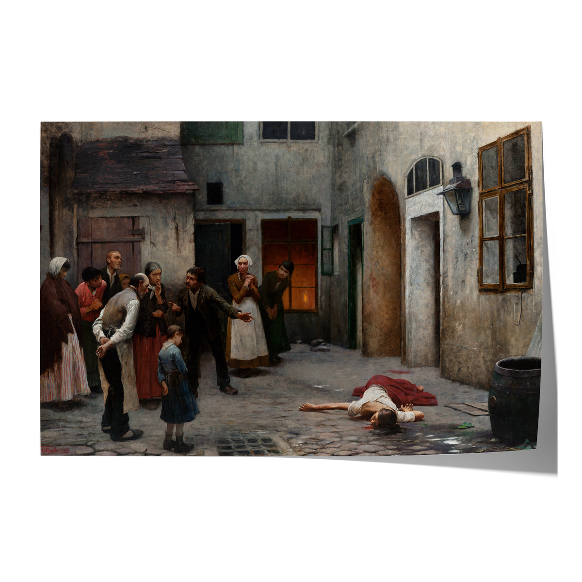Murder in the House | Jakub Schikaneder | 1889