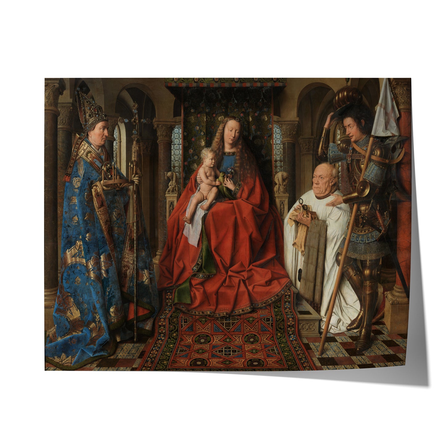 Virgin and Child with Canon van der Paele | Jan van Eyck | c. 1434-36