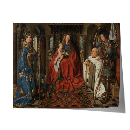Virgin and Child with Canon van der Paele | Jan van Eyck | c. 1434-36