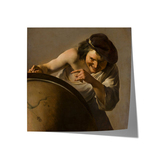 Democritus, the Laughing Philosopher | Johannes Moreelse | c. 1630