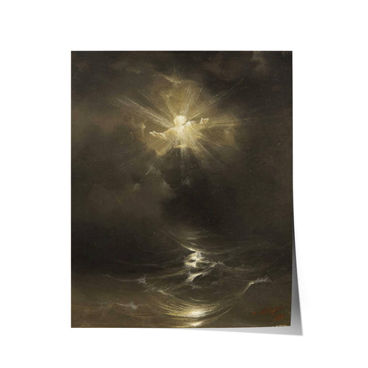 And the Spirit of God Moved on the Face of the Waters | Ivan Aivazovsky | 1838