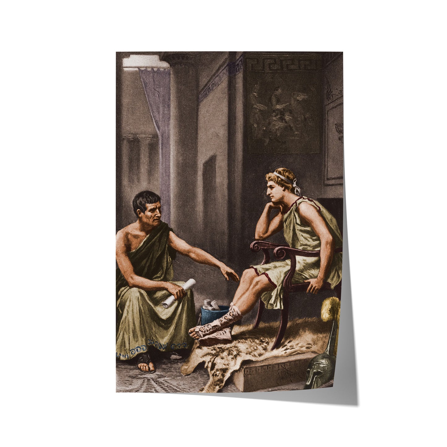 Aristotle tutoring Alexander the Great | Jean-Léon Gerôme | 1895