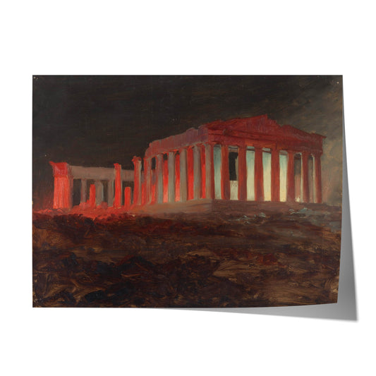 Parthenon (Illuminated Night View) | Frederic Edwin Church | 1869