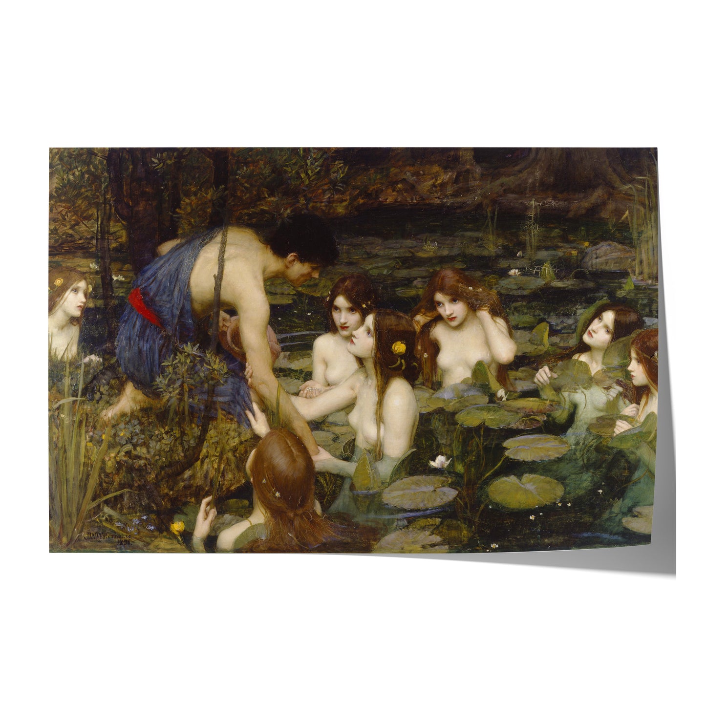 Hylas and the Nymphs | John William Waterhouse | 1896