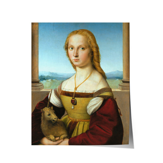 Portrait of a Young Woman with a Unicorn | Raphael | 1505-06