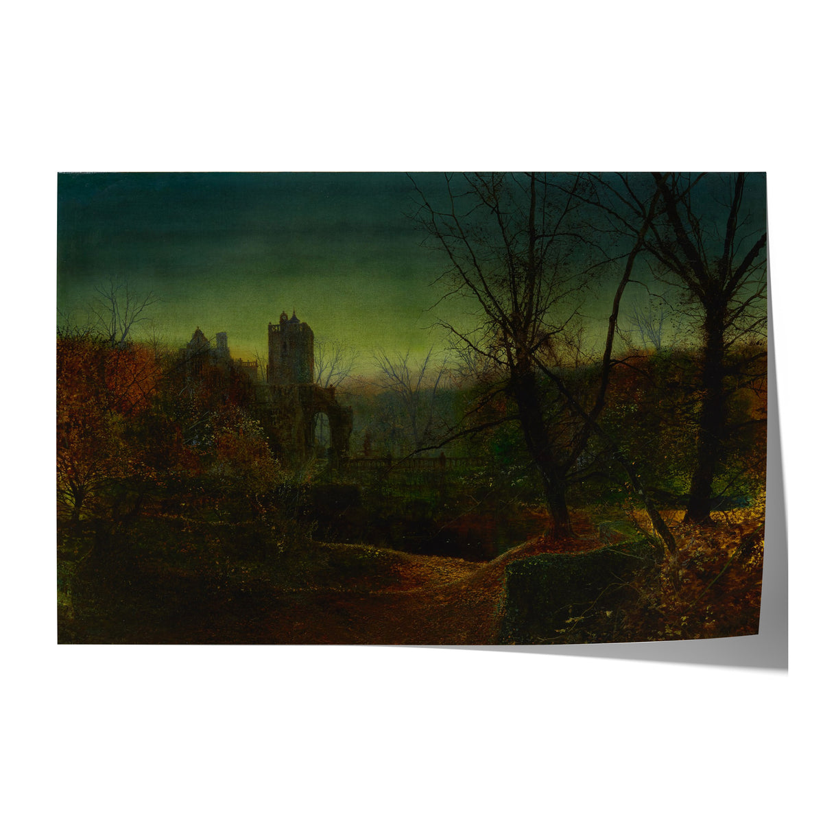 Knostrop Old Hall at Dusk | John Atkinson Grimshaw | 1882