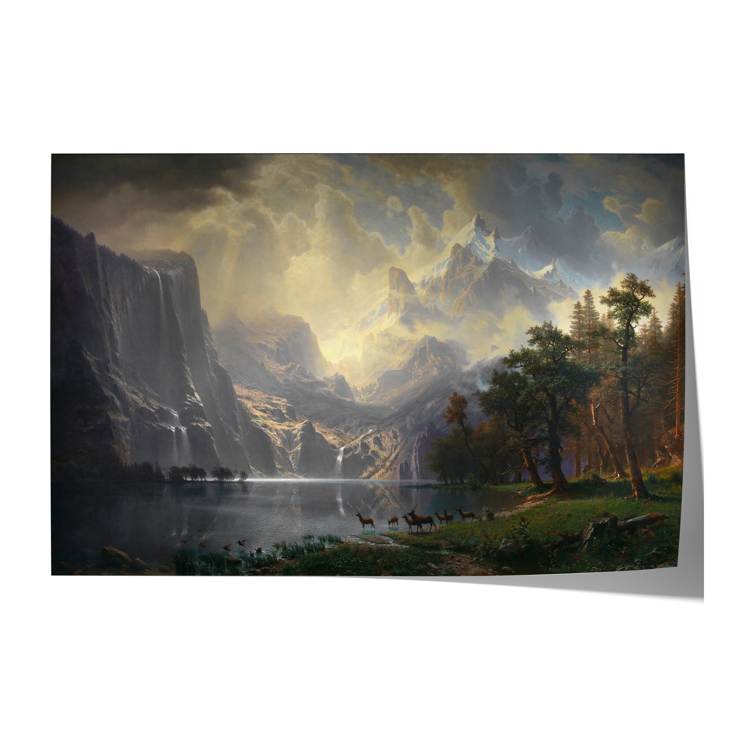 Among the Sierra Nevada, California | Albert Bierstadt | 1868