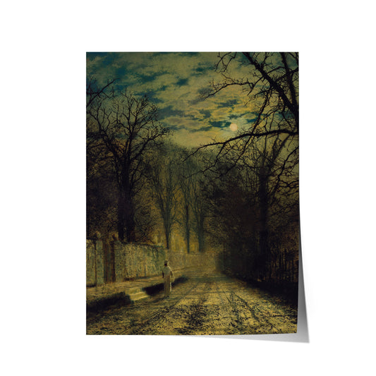 A Moonlit Street | John Atkinson Grimshaw | 1880