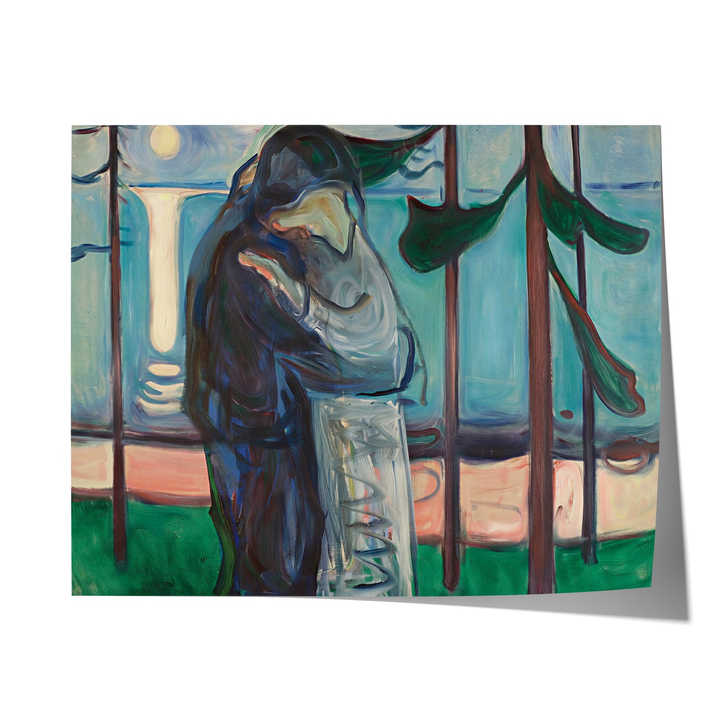 Kiss on The Beach | Edvard Munch | 1914