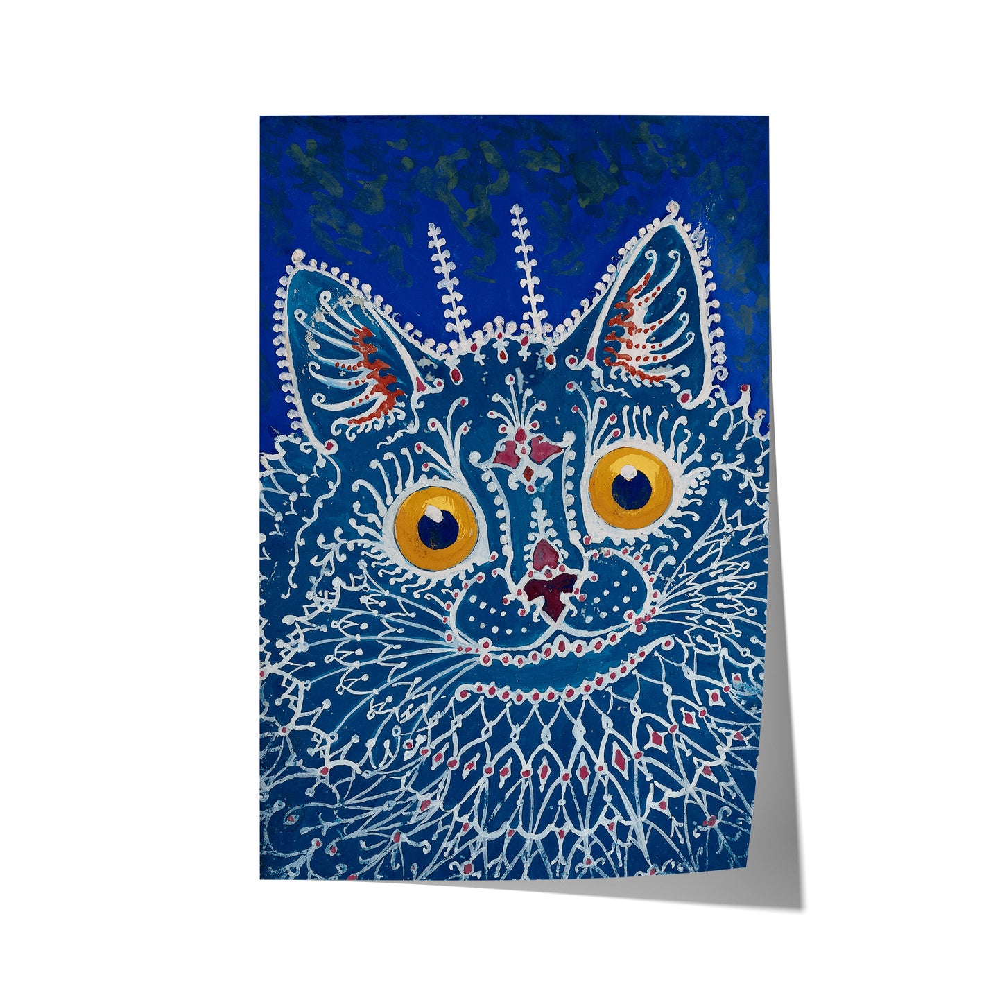 A Cat in Gothic Style | Louis Wain | 1925-39