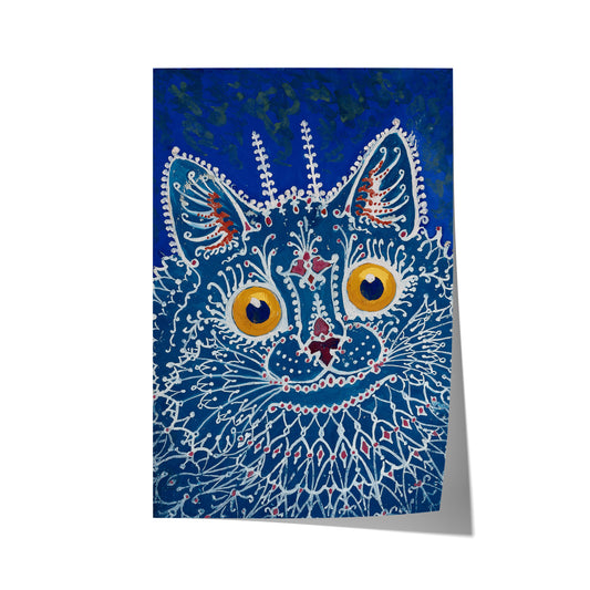A Cat in Gothic Style | Louis Wain | 1925-39