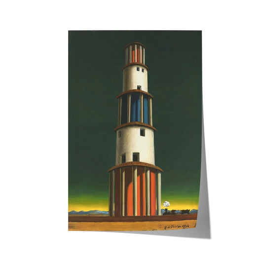 La Torre e Il Treno | Giorgio de Chirico | 1934