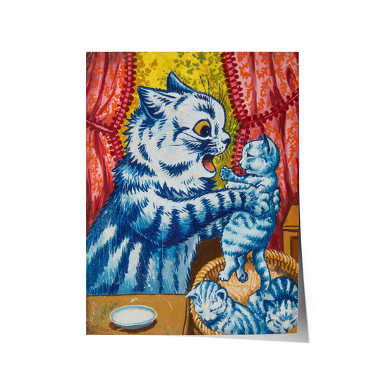 Cat and her Kittens | Louis Wain | 20th Century