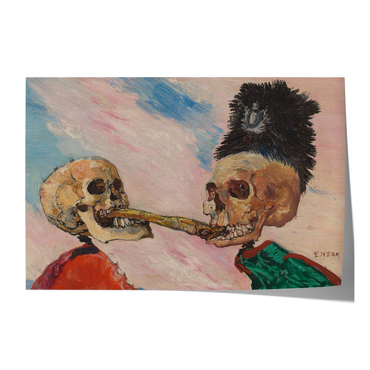 Skeletons Fighting over a Pickled Herring | James Ensor | 1891