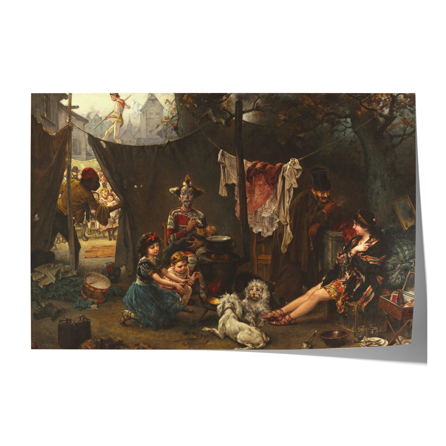 Behind the Scenes | Ludwig Knaus | 1880
