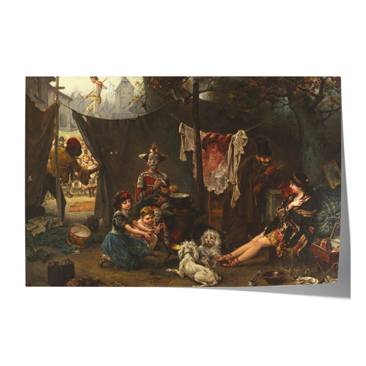 Behind the Scenes | Ludwig Knaus | 1880