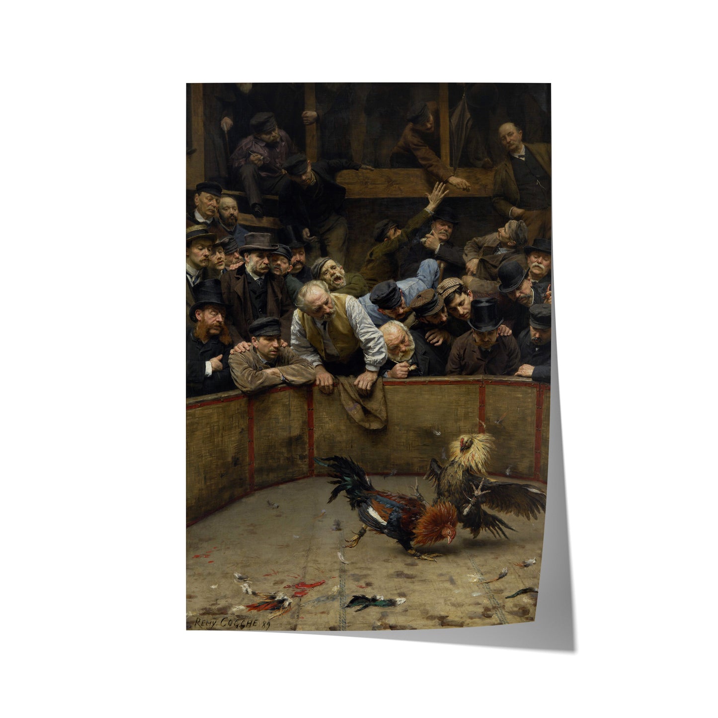Cockfight in Flanders | Rémy Cogghe | 1889