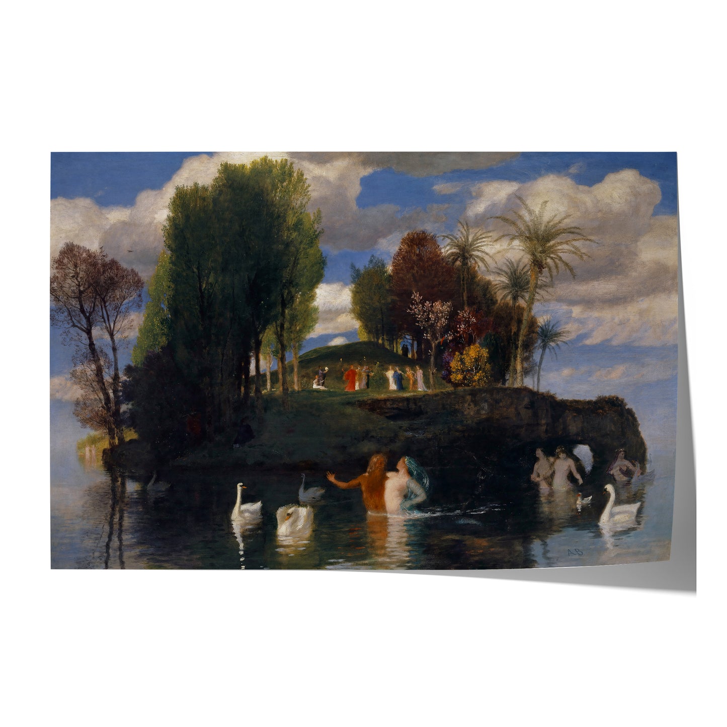 Isle of Life | Arnold Böcklin | 1888