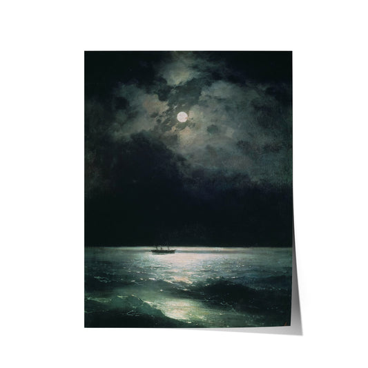 The Black Sea at Night | Ivan Aivazovsky | 1879