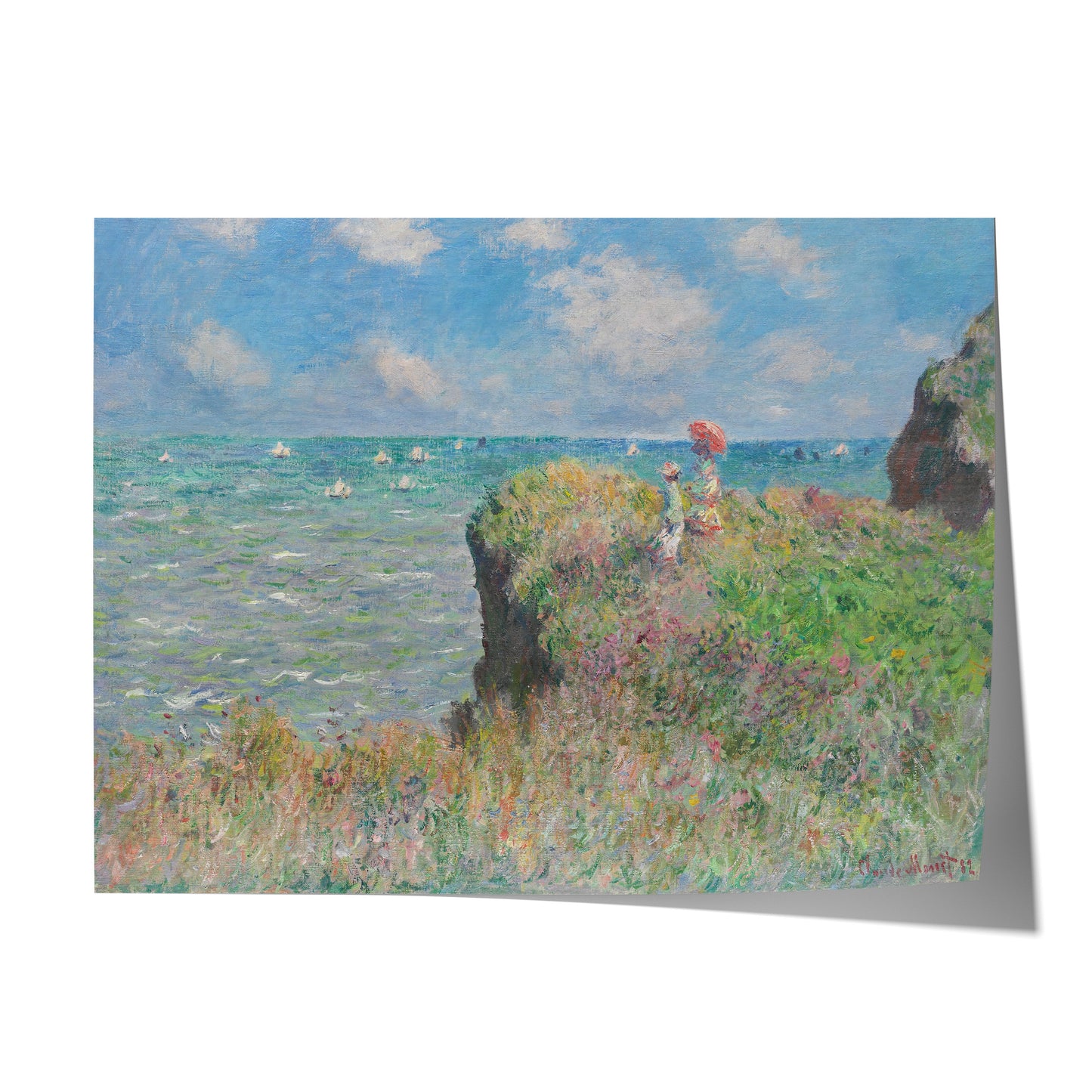 Cliff Walk at Pourville | Claude Monet | 1882