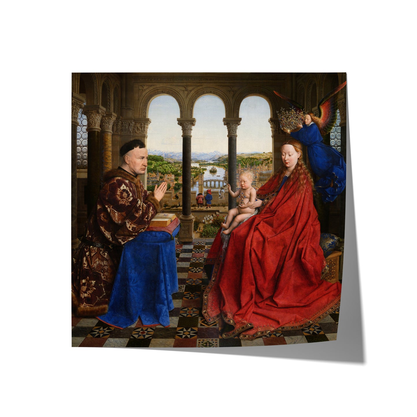 Madonna of Chancellor Rolin | Jan van Eyck | c. 1435