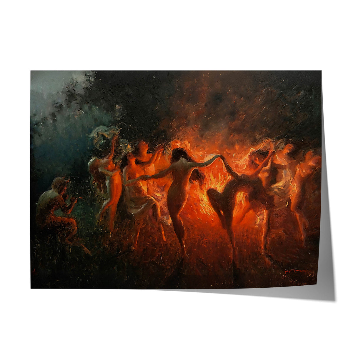 Nymphs Dancing to Pan’s Flute | Joseph Tomanek | 1920