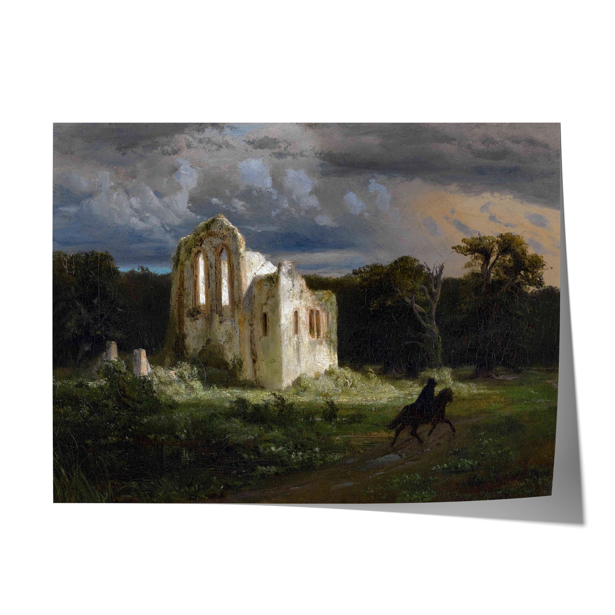 Moonlit Landscape | Arnold Böcklin | 1849