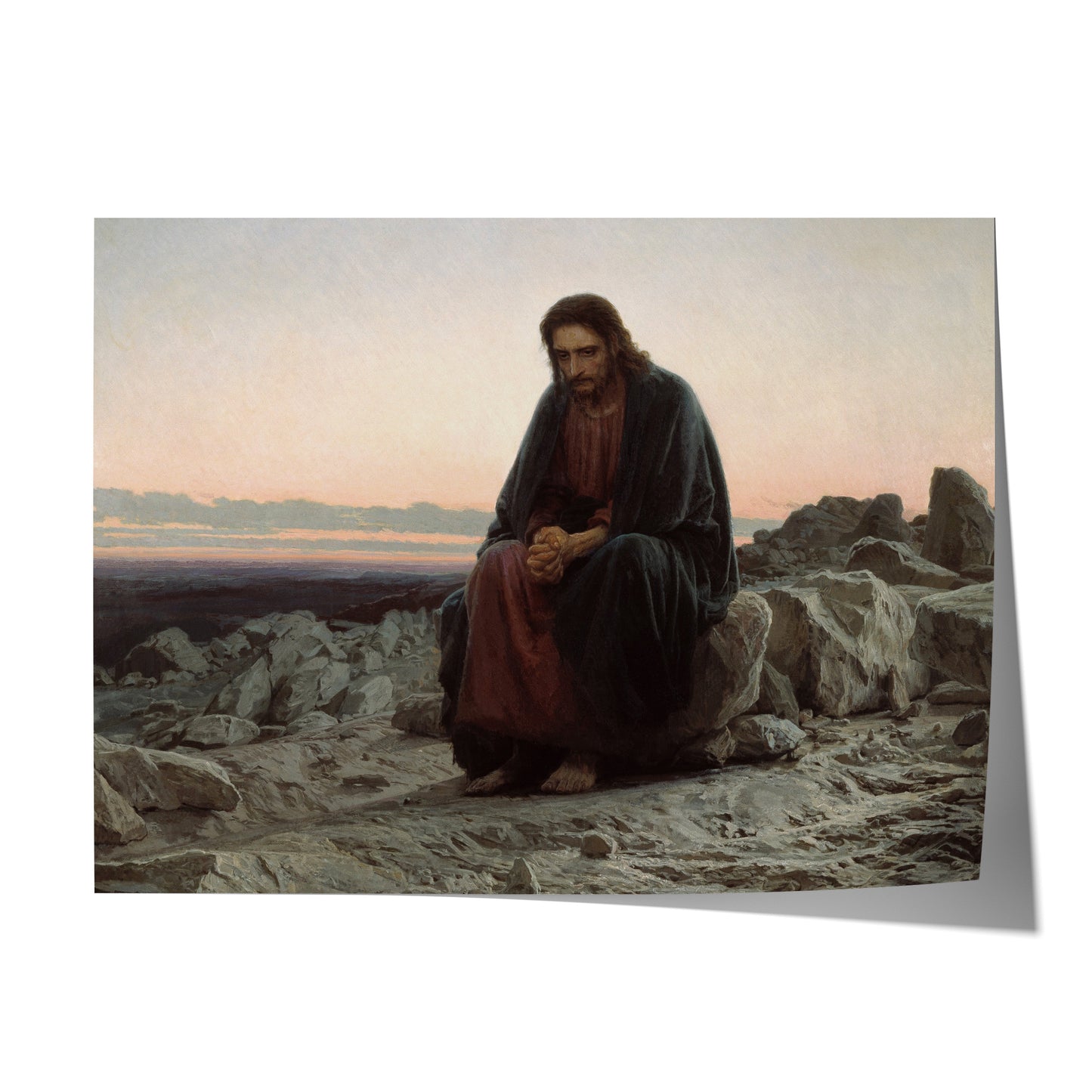 Christ in the Desert | Iván Kramskói | 1872