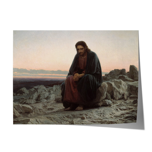 Christ in the Desert | Iván Kramskói | 1872