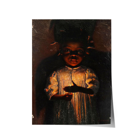 Girl with Candle | Elbridge Ayer Burbank | 1896