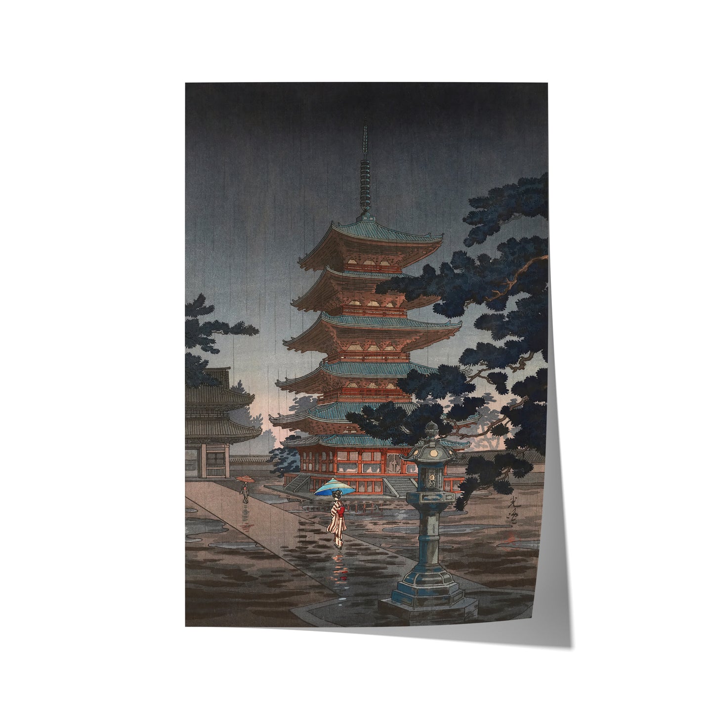 Horyu-ji, Nara | Tsuchiya Koitsu | 1870 - 1949