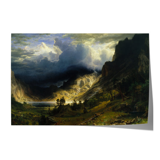 A Storm in the Rocky Mountains, Mt. Rosalie | Albert Bierstadt | 1866