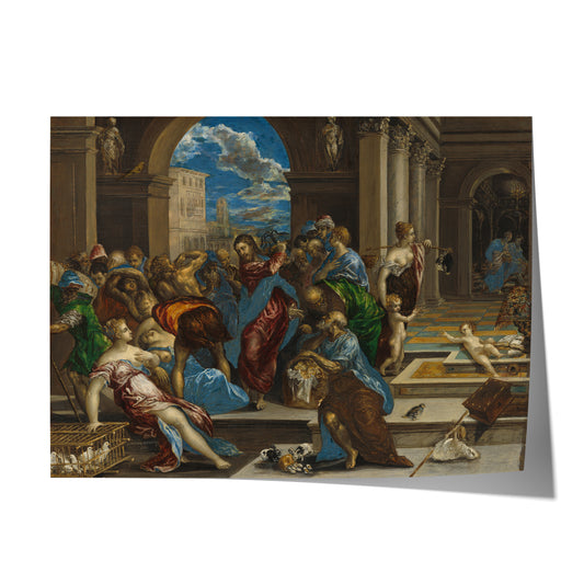 Christ Driving the Money Changers from the Temple (First Version) | El Greco | 1568