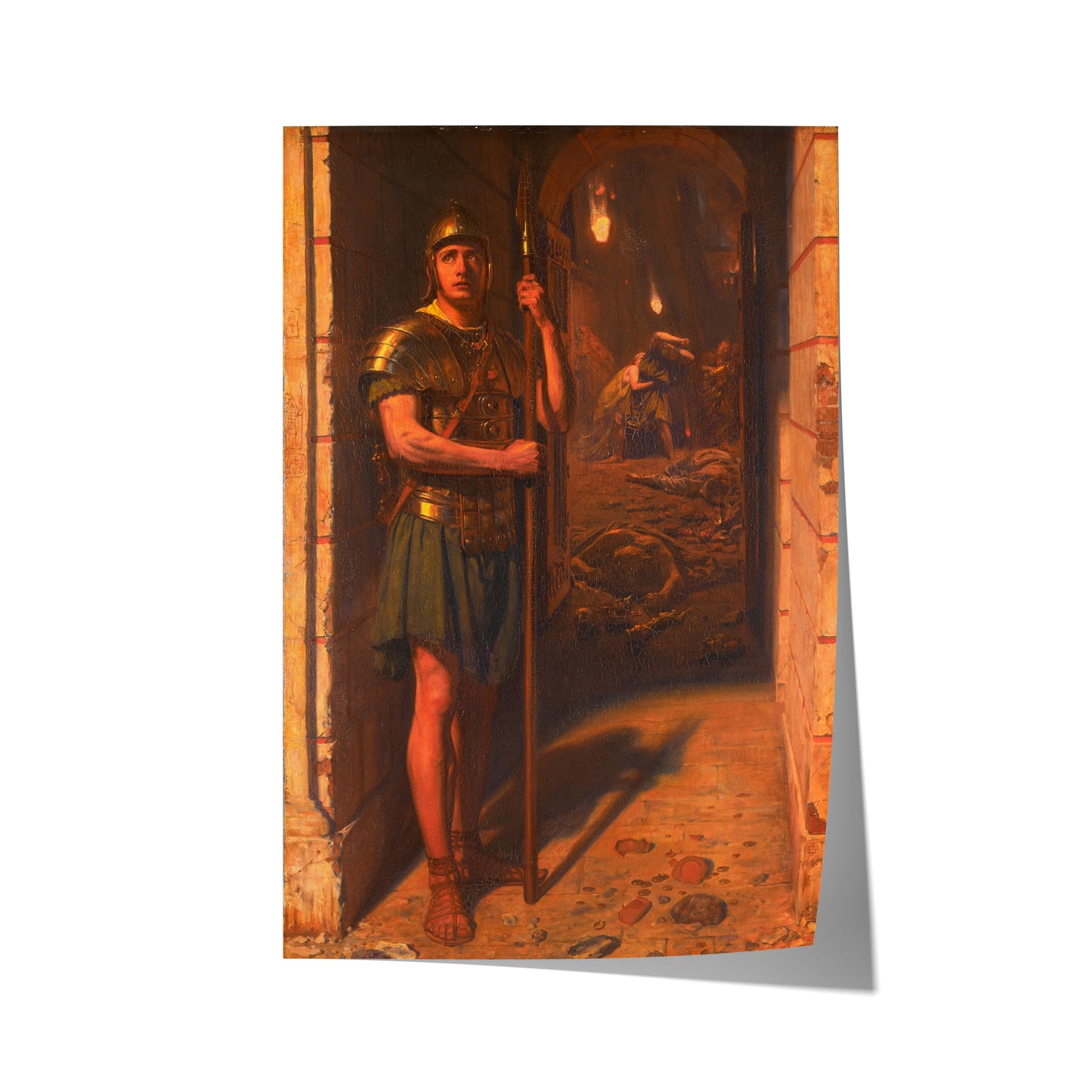 Faithful Unto Death | Sir Edward John Poynter | 1865